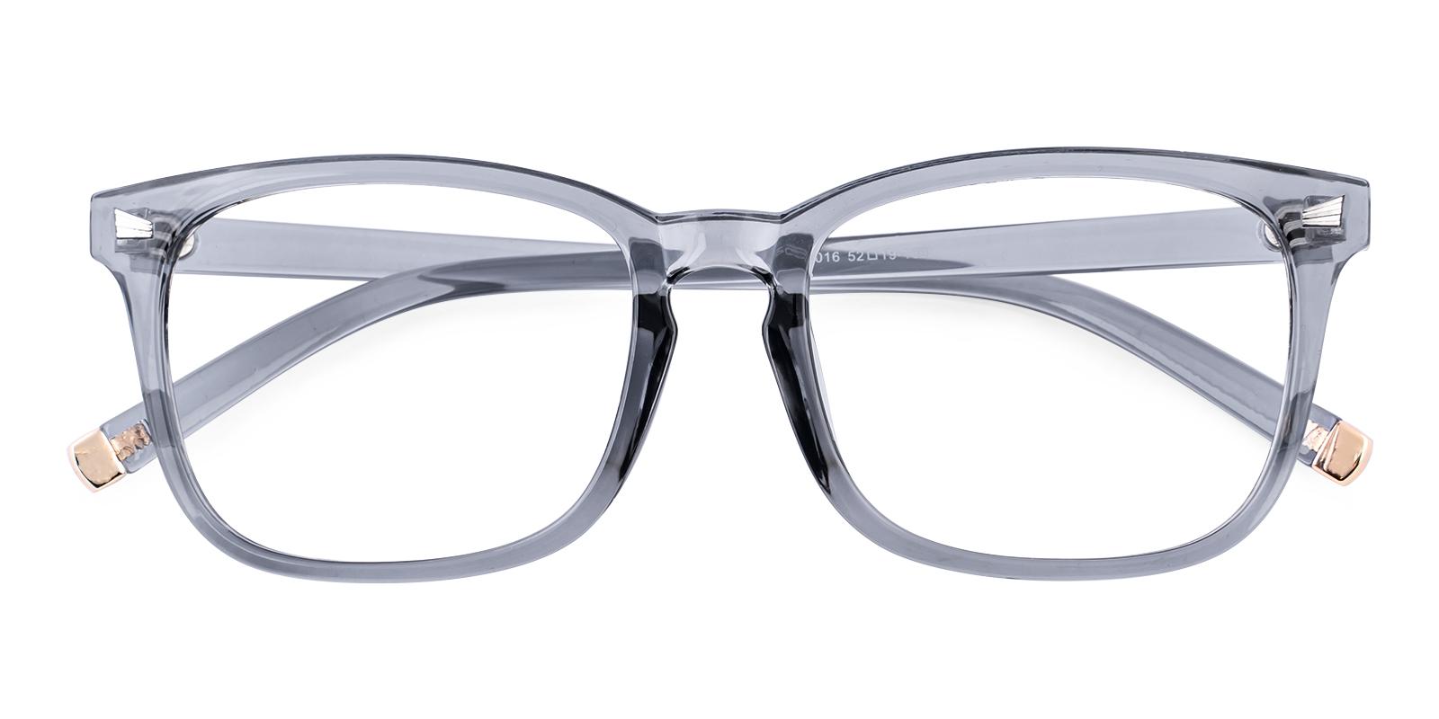 Quaternor Gray Plastic Eyeglasses , UniversalBridgeFit Frames from ABBE Glasses