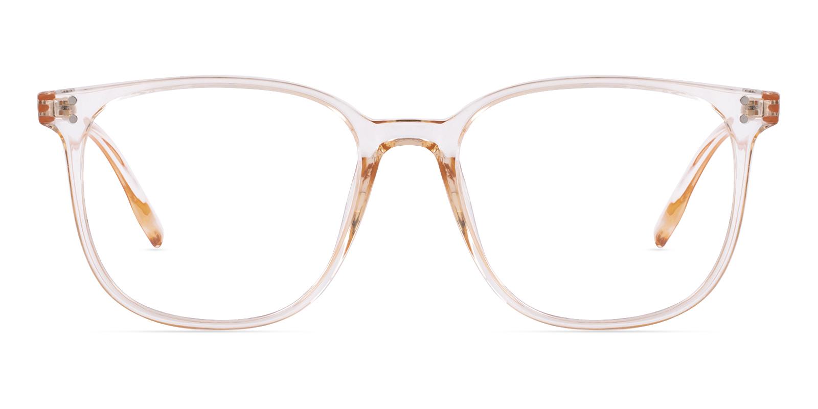 Makead Orange Plastic Eyeglasses , Lightweight , UniversalBridgeFit Frames from ABBE Glasses