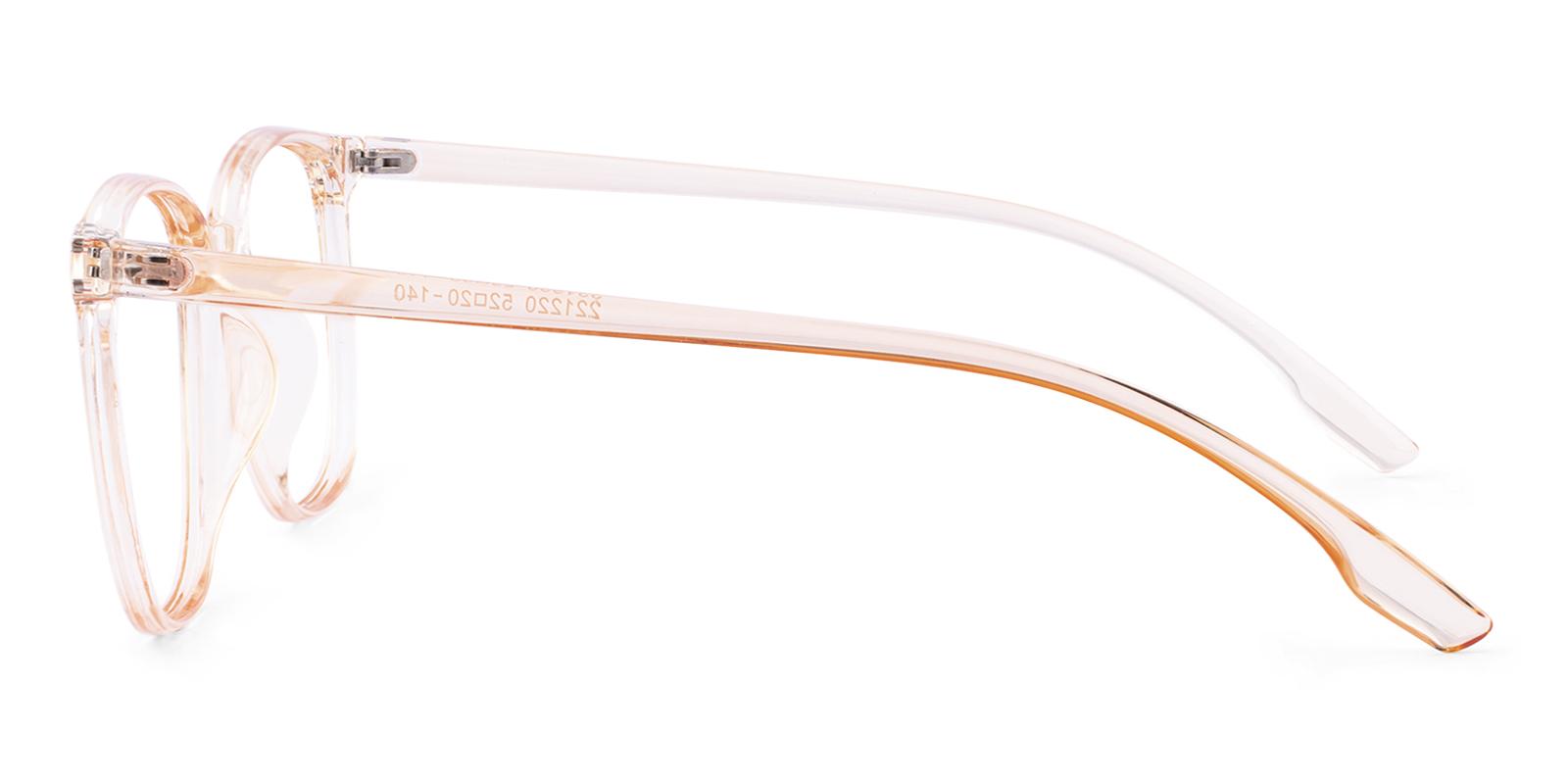 Makead Orange Plastic Eyeglasses , Lightweight , UniversalBridgeFit Frames from ABBE Glasses