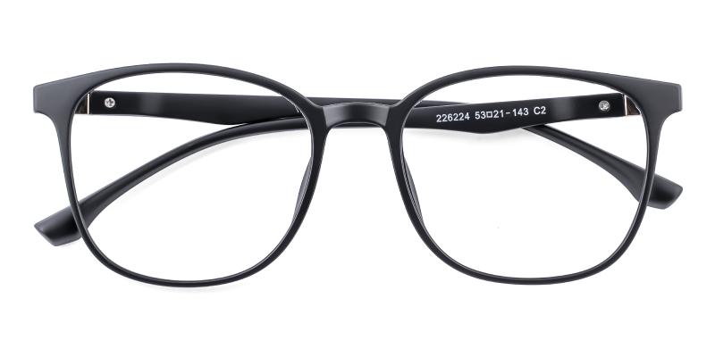 Oram Matte-black  Frames from ABBE Glasses