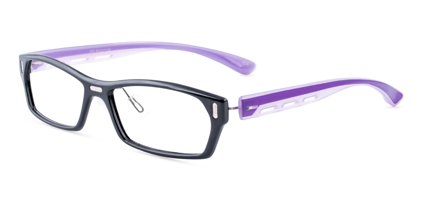 Haloen Purple TR Eyeglasses , Lightweight , NosePads Frames from ABBE Glasses