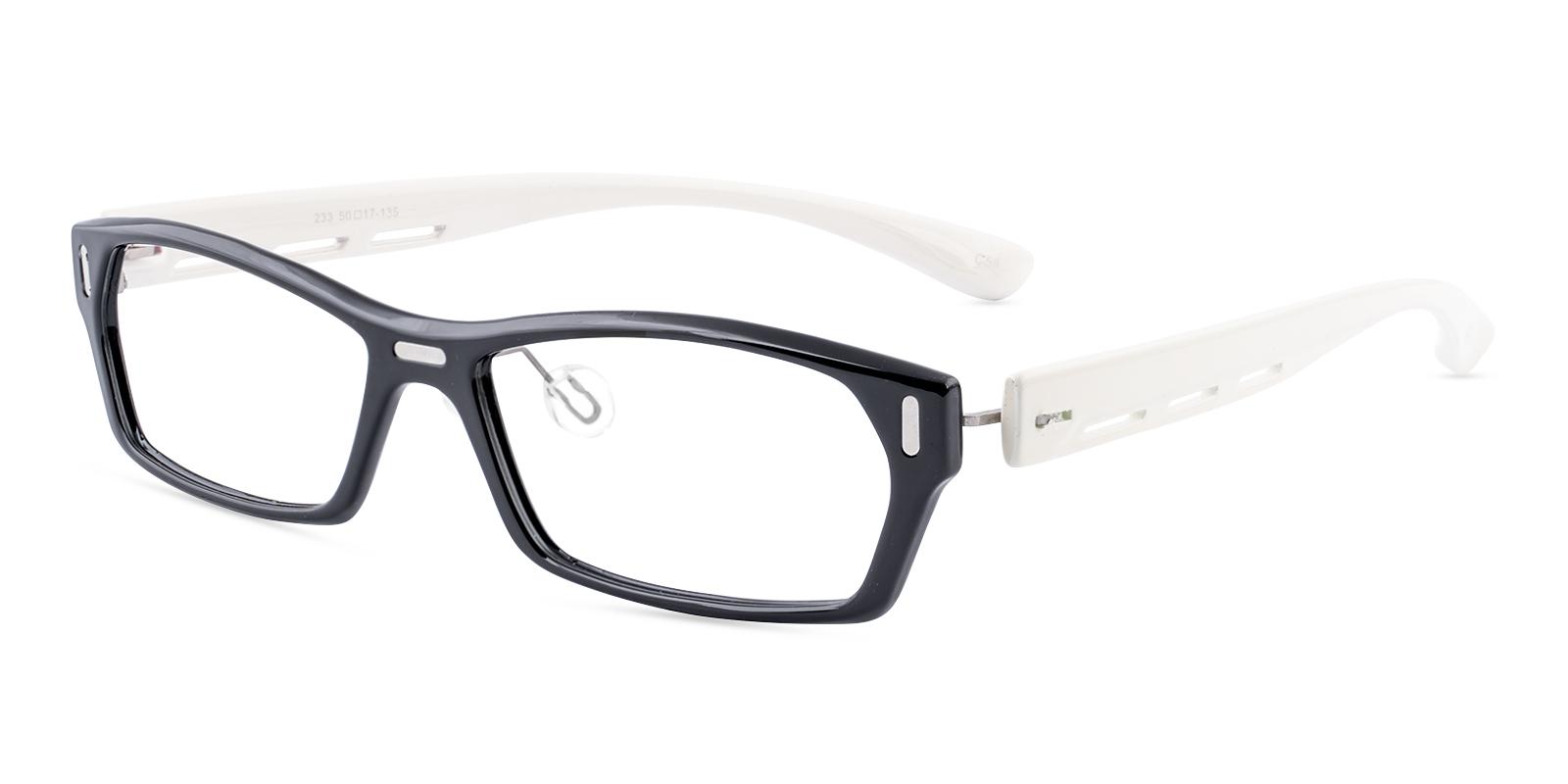 Haloen White TR Eyeglasses , Lightweight , NosePads Frames from ABBE Glasses