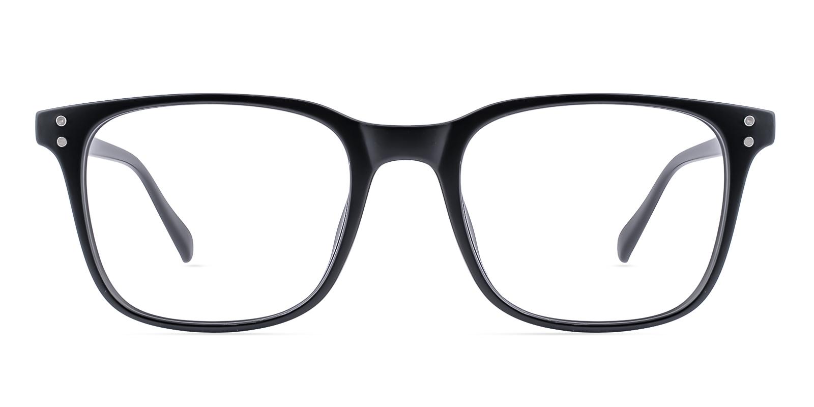 Clinoster Matte-black Plastic Eyeglasses , UniversalBridgeFit Frames from ABBE Glasses