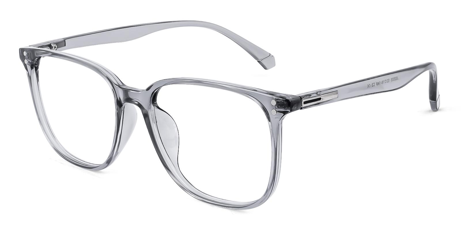 Needaster Gray Plastic Eyeglasses , UniversalBridgeFit Frames from ABBE Glasses