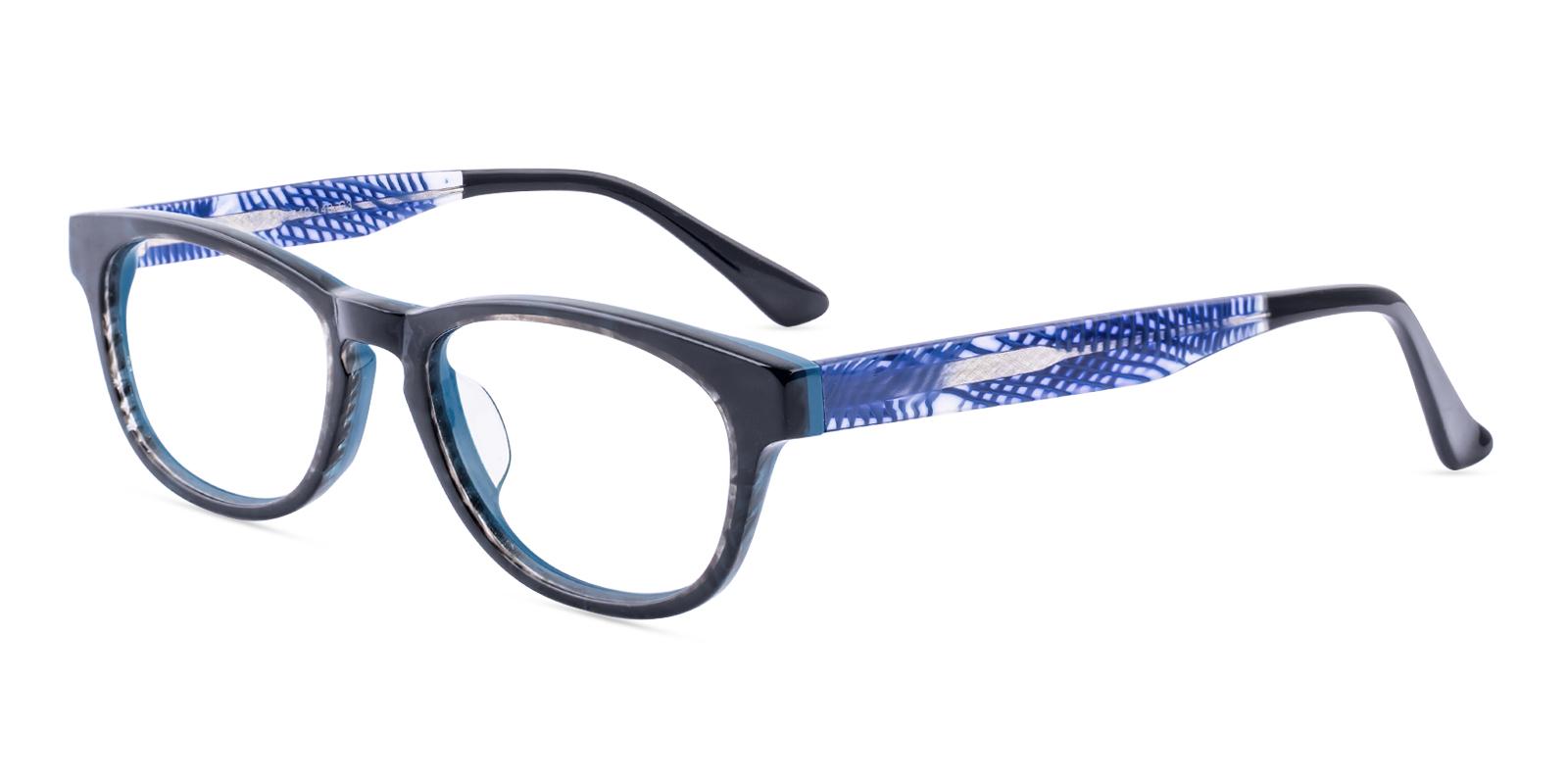 Stimulics Blue Acetate Eyeglasses , UniversalBridgeFit Frames from ABBE Glasses