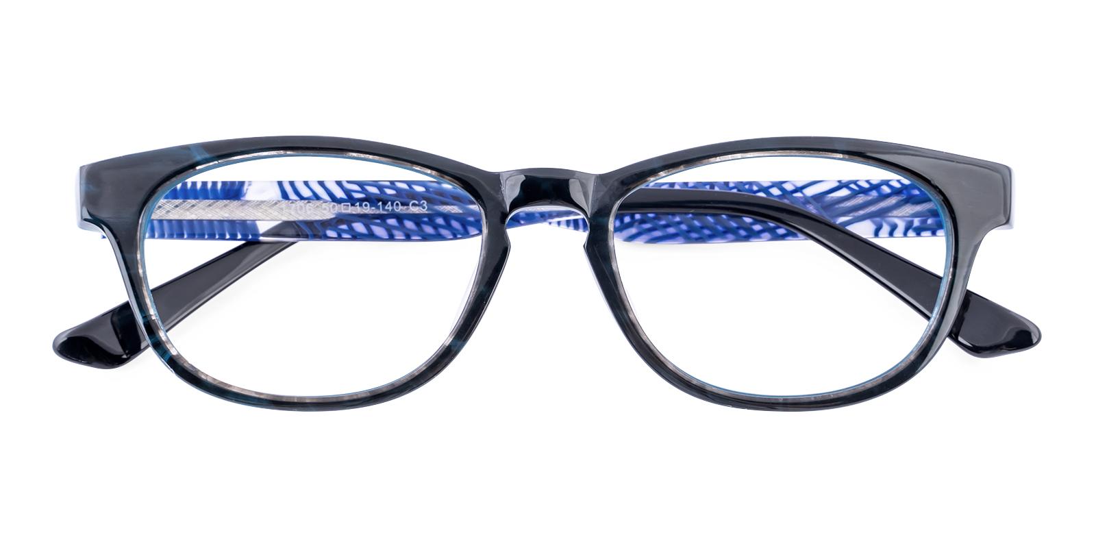 Stimulics Blue Acetate Eyeglasses , UniversalBridgeFit Frames from ABBE Glasses