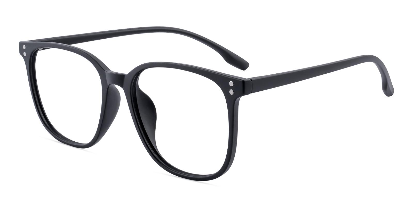 Rhizee Matte-black TR Eyeglasses , Lightweight , UniversalBridgeFit Frames from ABBE Glasses