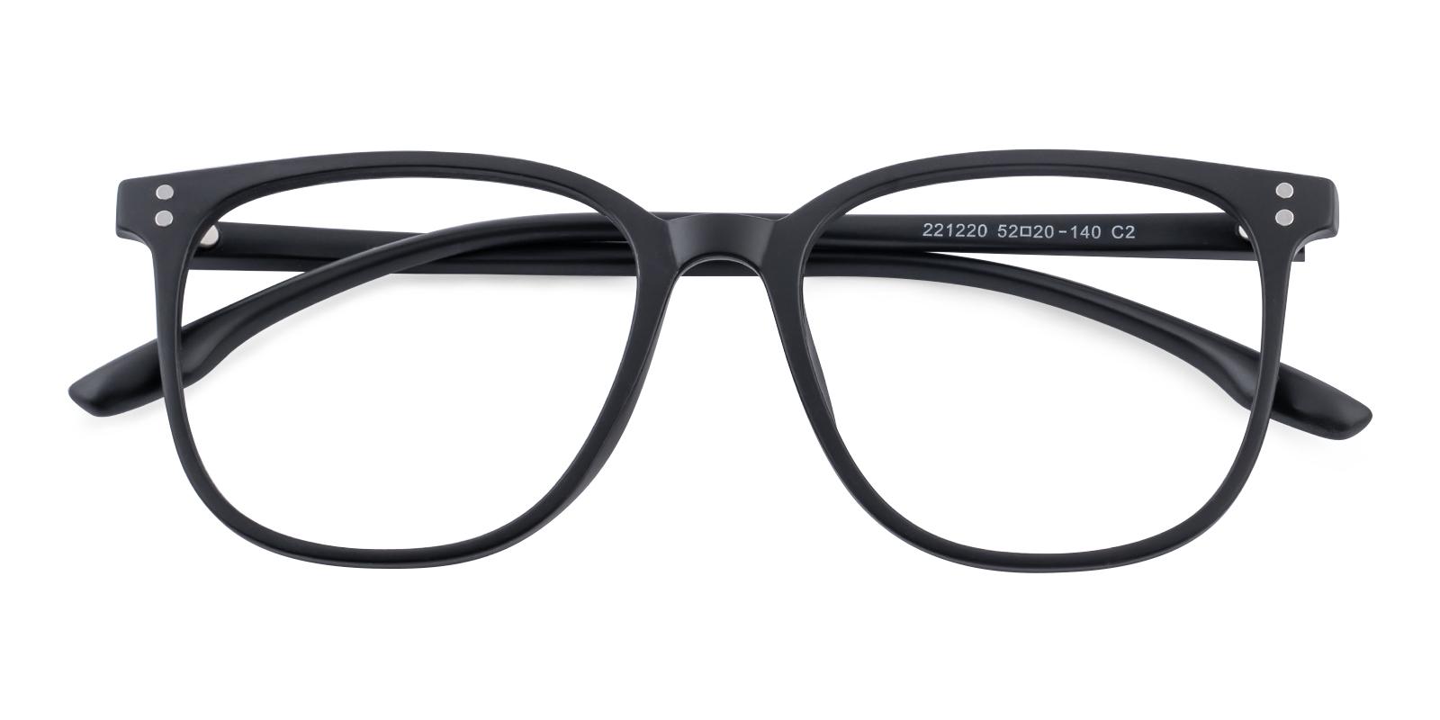 Rhizee Matte-black TR Eyeglasses , Lightweight , UniversalBridgeFit Frames from ABBE Glasses