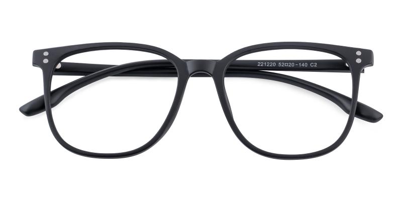 Rhizee Matte-black  Frames from ABBE Glasses