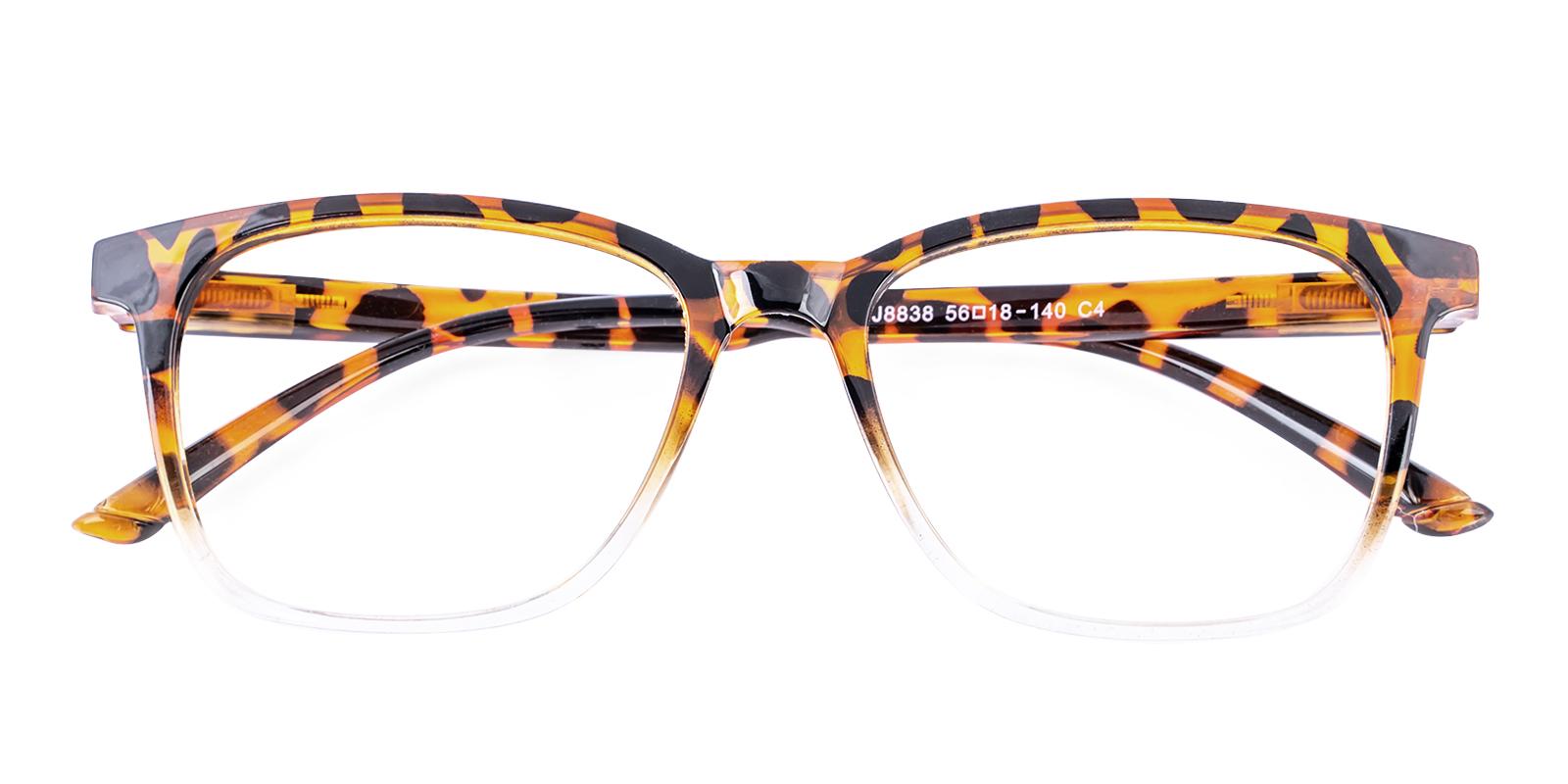 Fourable Tortoise Plastic Eyeglasses , SpringHinges , UniversalBridgeFit Frames from ABBE Glasses