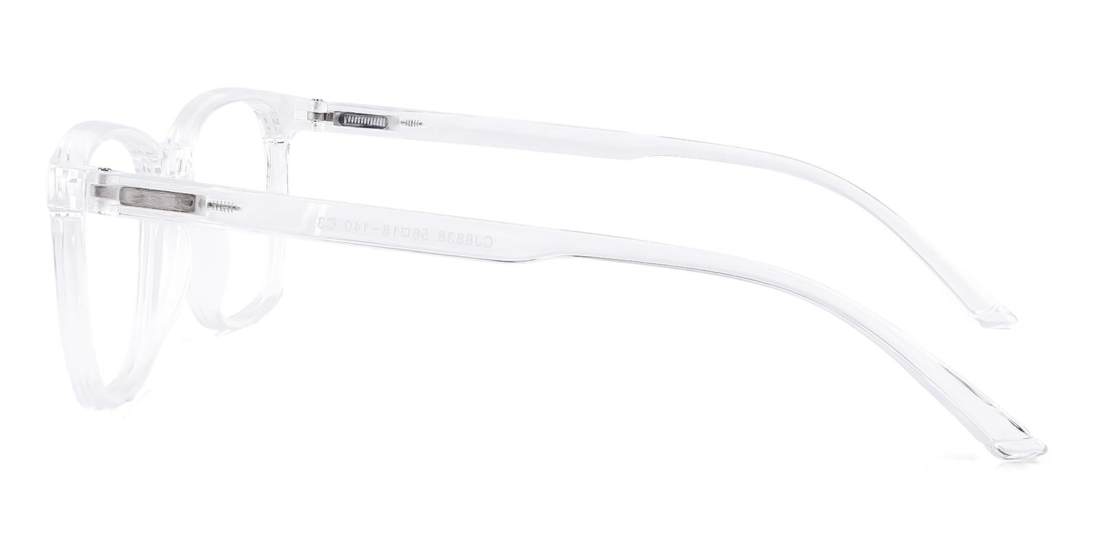 Make Fclear Plastic Eyeglasses , SpringHinges , UniversalBridgeFit Frames from ABBE Glasses