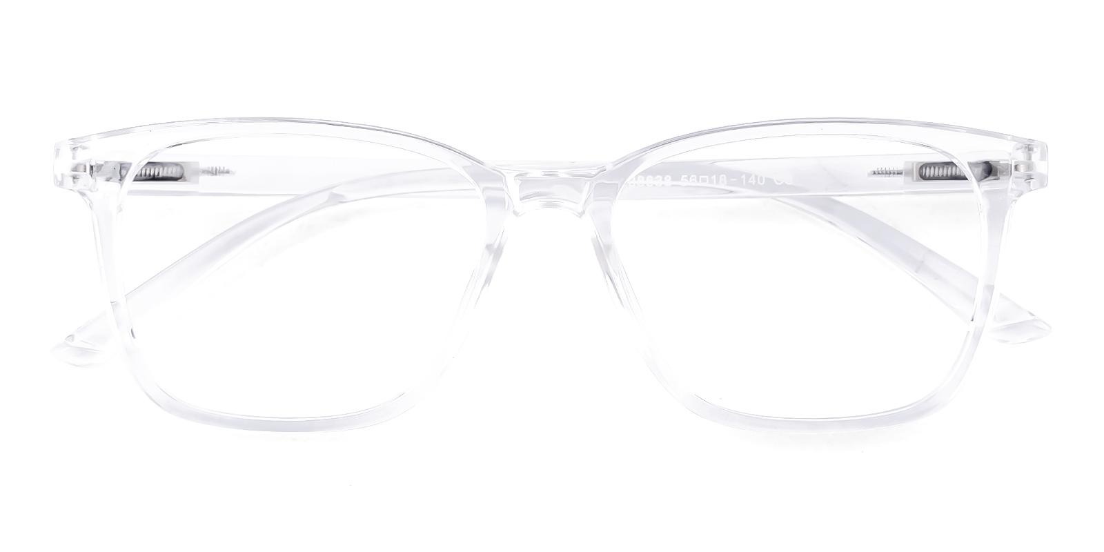 Make Fclear Plastic Eyeglasses , SpringHinges , UniversalBridgeFit Frames from ABBE Glasses
