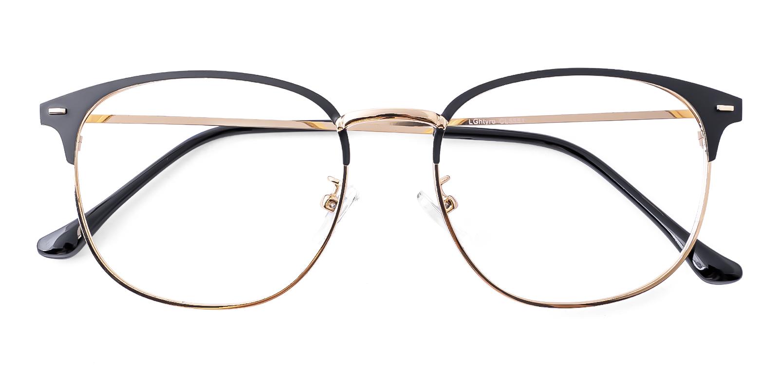 Plensure Gold Metal Eyeglasses , NosePads Frames from ABBE Glasses