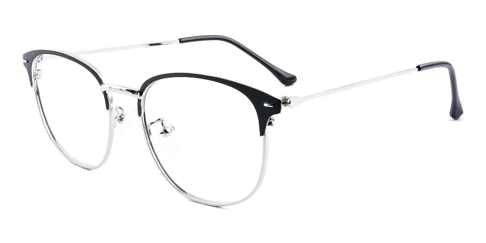 Plensure Silver Metal Eyeglasses , NosePads Frames from ABBE Glasses