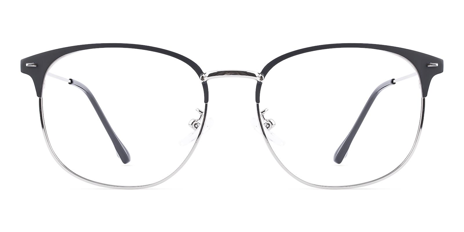 Plensure Silver Metal Eyeglasses , NosePads Frames from ABBE Glasses