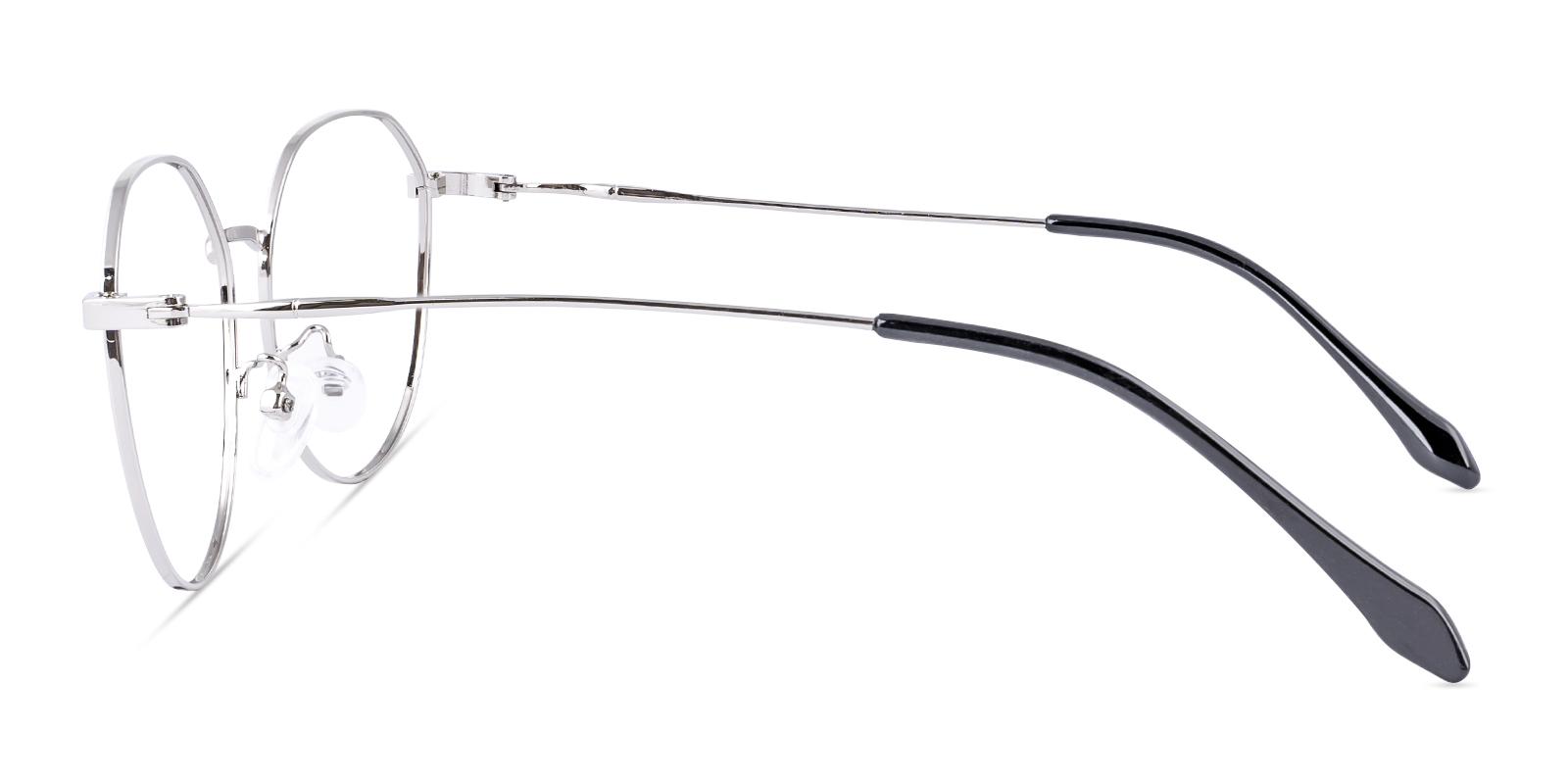 Lossious Silver Metal Eyeglasses , NosePads Frames from ABBE Glasses