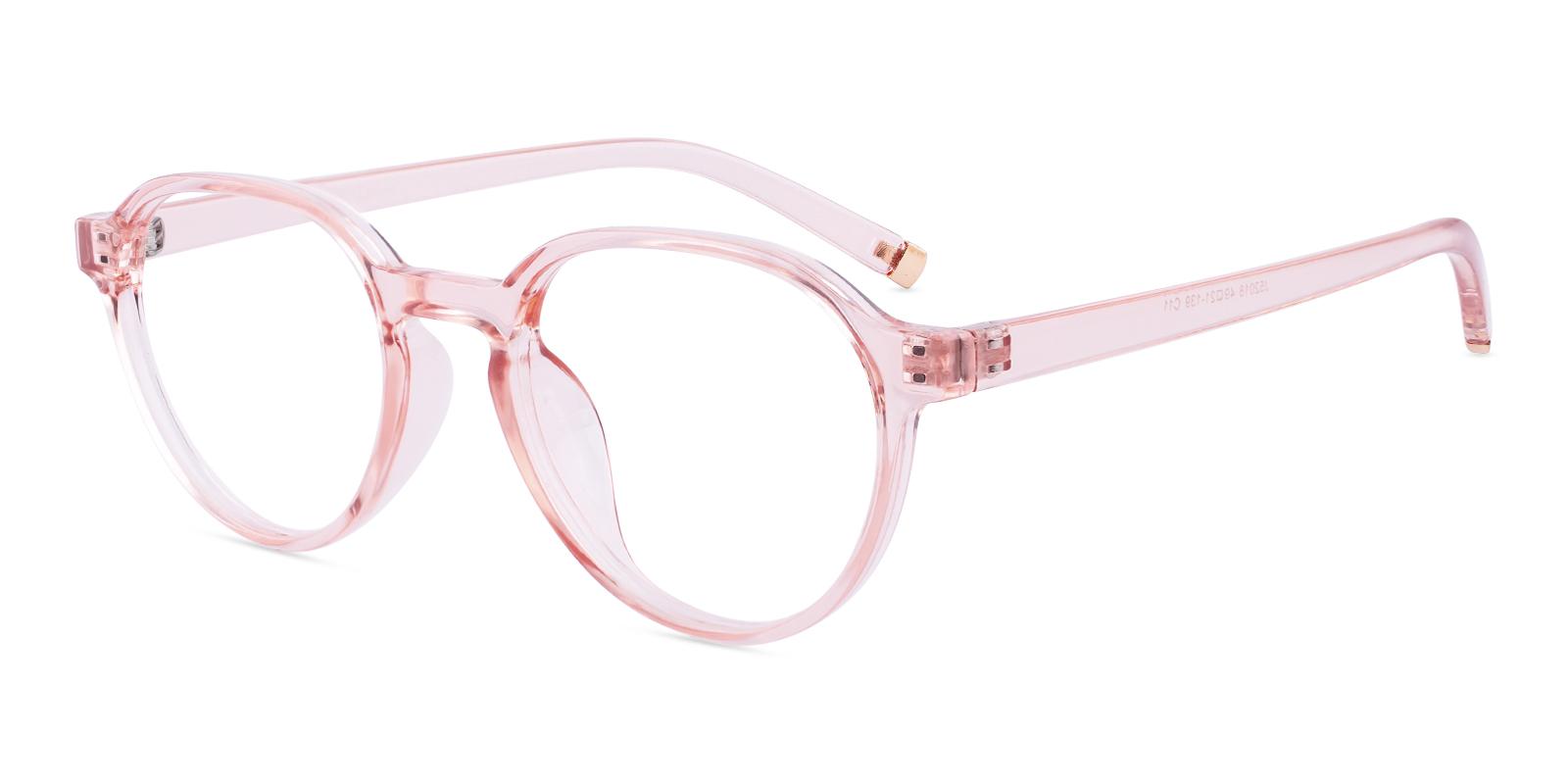 Hedrsive Pink Plastic Eyeglasses , UniversalBridgeFit Frames from ABBE Glasses