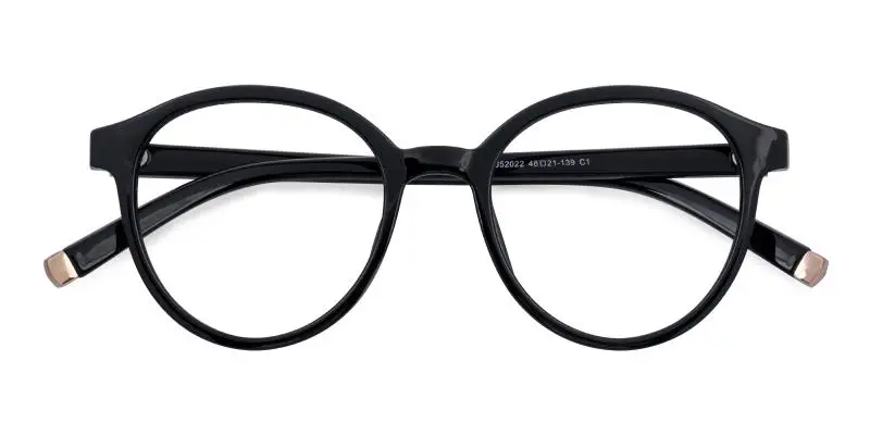Anguatic Black  Frames from ABBE Glasses