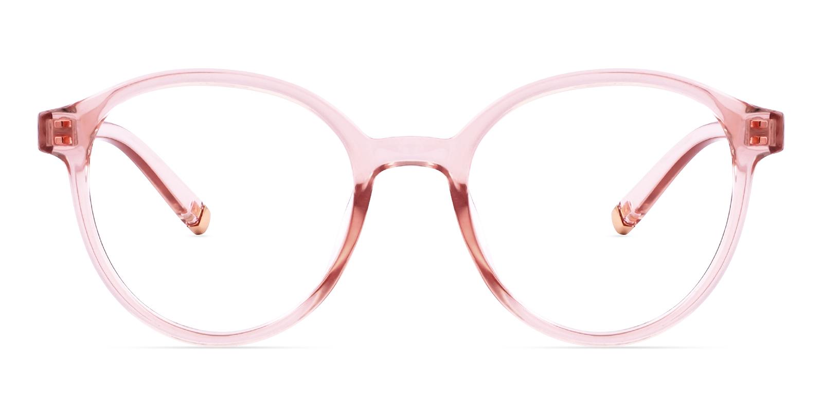 Anguatic Pink Plastic Eyeglasses , UniversalBridgeFit Frames from ABBE Glasses