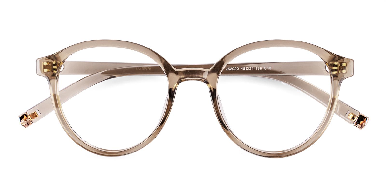 Cellery Brown Plastic Eyeglasses , UniversalBridgeFit Frames from ABBE Glasses