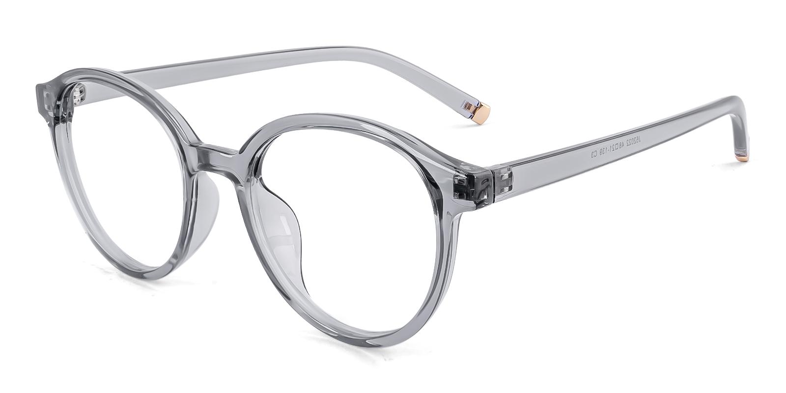 Cellery Gray Plastic Eyeglasses , UniversalBridgeFit Frames from ABBE Glasses