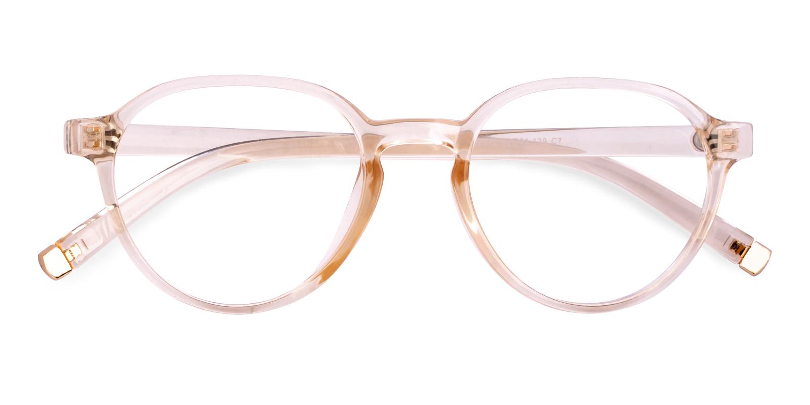 Halfor Orange Plastic Eyeglasses , UniversalBridgeFit Frames from ABBE Glasses