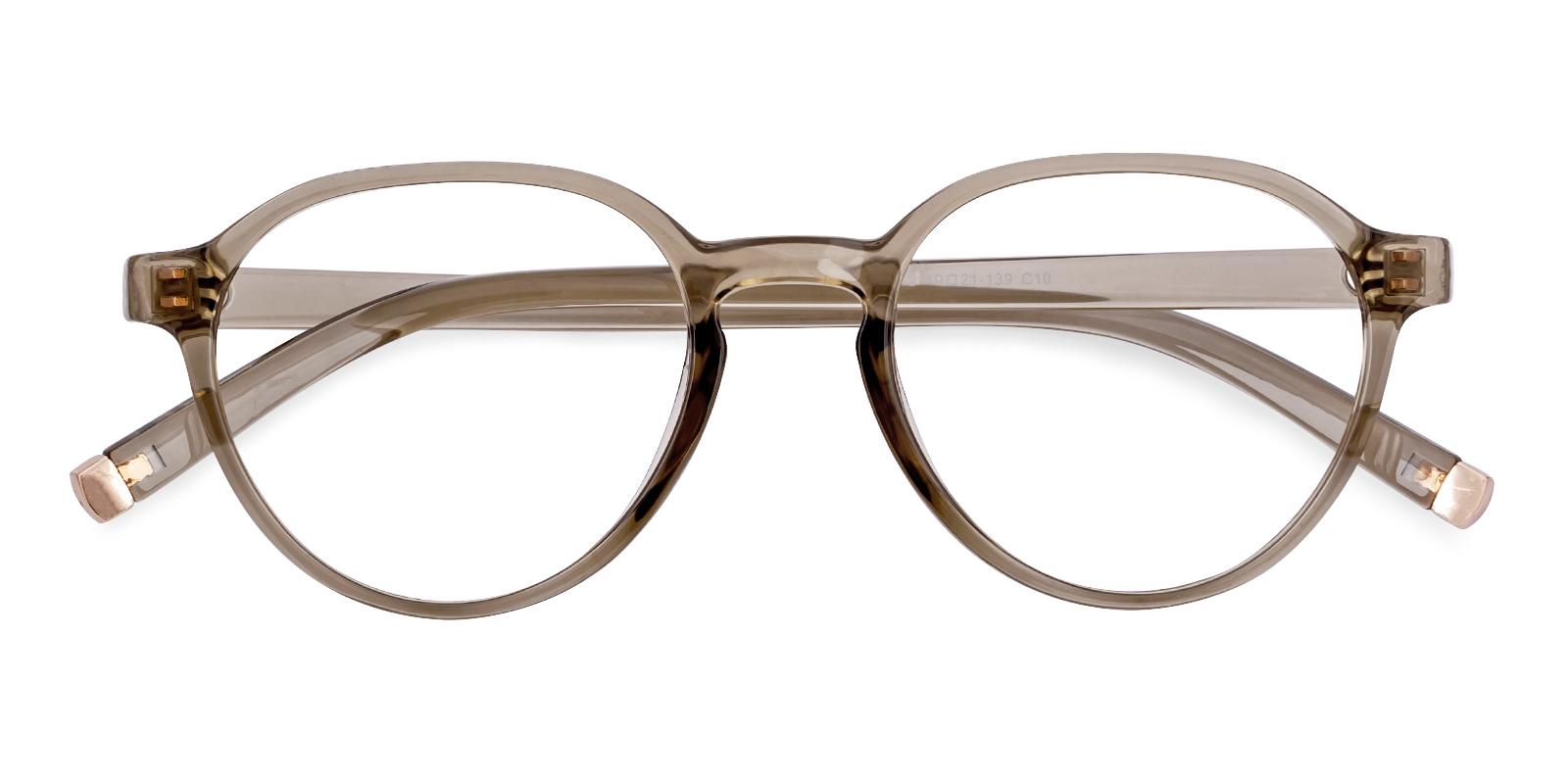 Ecproof Brown Plastic Eyeglasses , UniversalBridgeFit Frames from ABBE Glasses