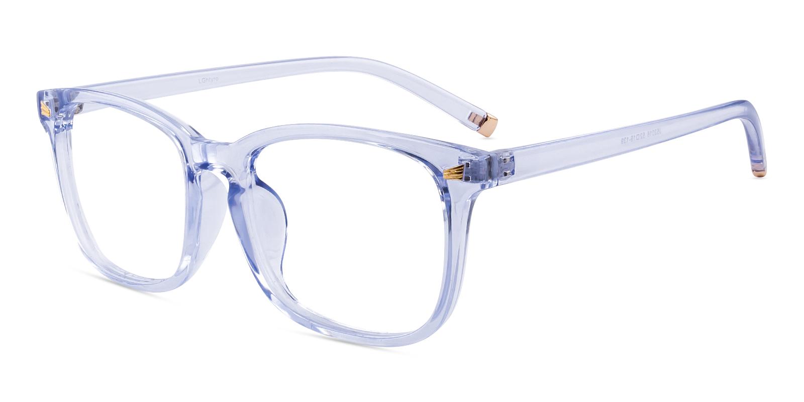 Placeine Blue Plastic Eyeglasses , UniversalBridgeFit Frames from ABBE Glasses