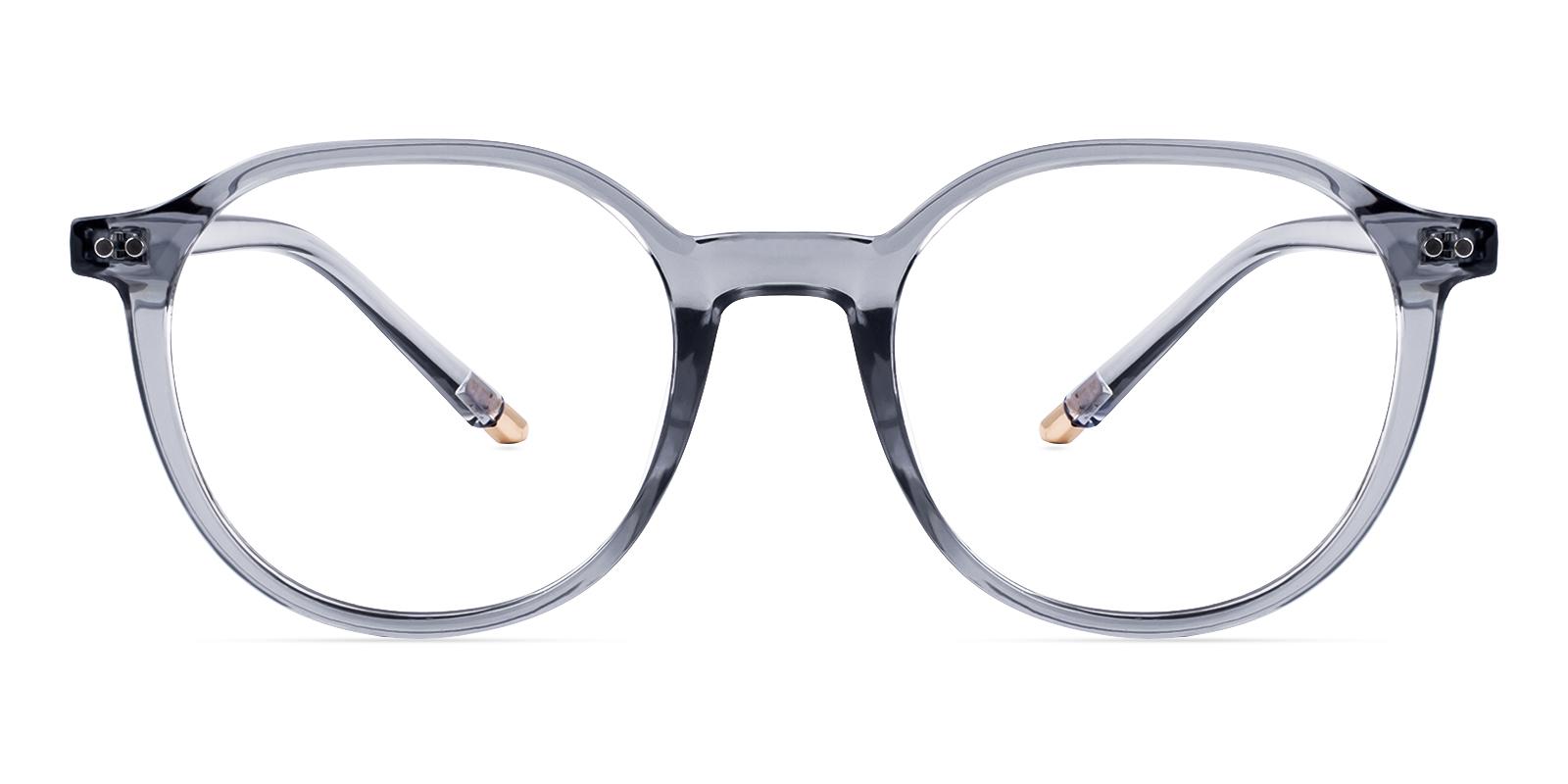 Westhood Gray Plastic Eyeglasses , UniversalBridgeFit Frames from ABBE Glasses