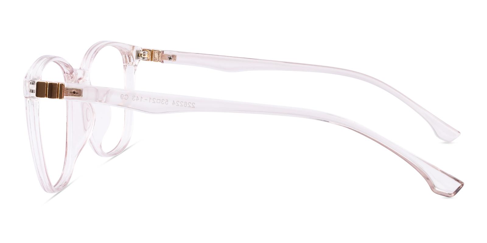 Tincteous Pink Plastic Eyeglasses , UniversalBridgeFit Frames from ABBE Glasses