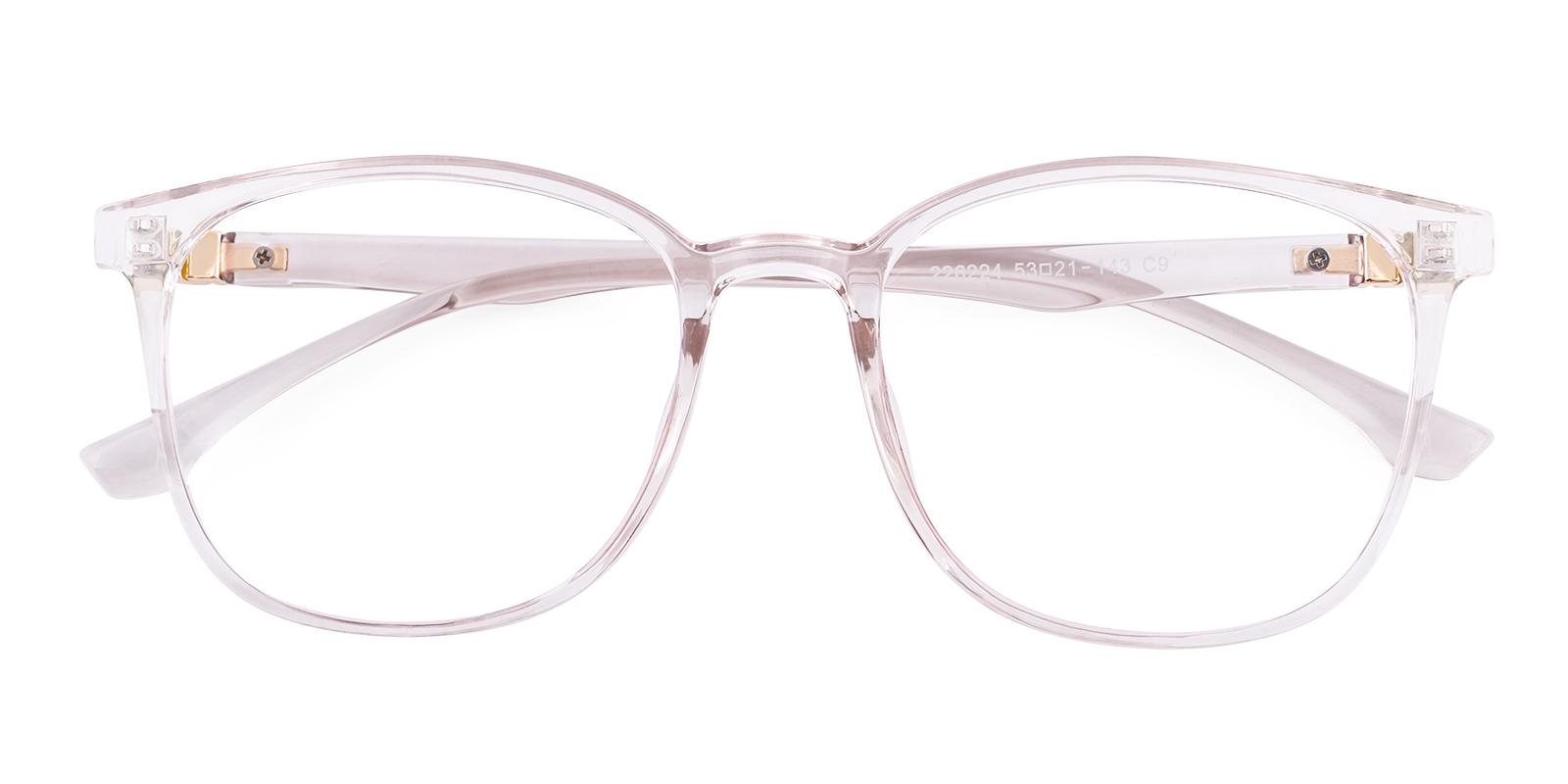 Tincteous Pink Plastic Eyeglasses , UniversalBridgeFit Frames from ABBE Glasses