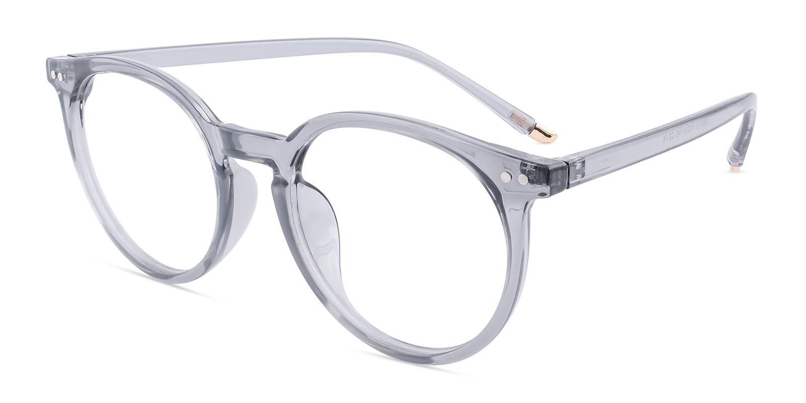 Soli Gray Plastic Eyeglasses , UniversalBridgeFit Frames from ABBE Glasses