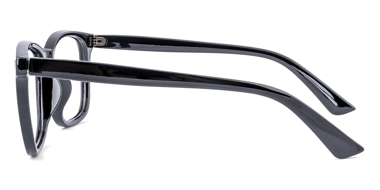 Reducely Black Plastic Eyeglasses , UniversalBridgeFit Frames from ABBE Glasses