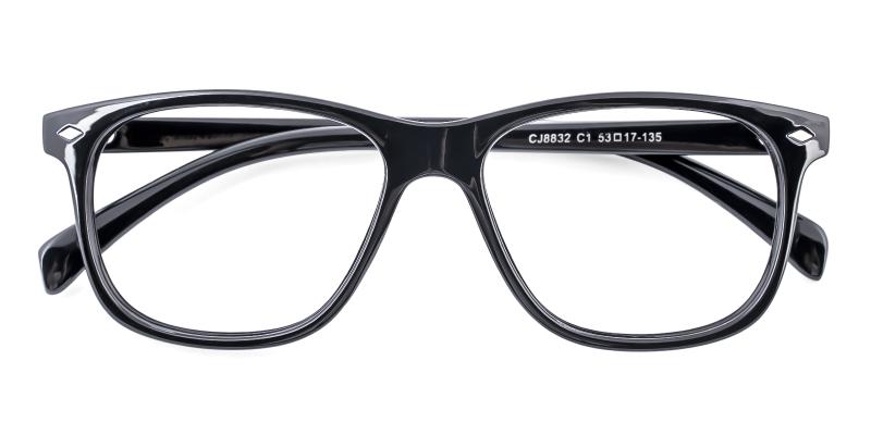 Dicly Black  Frames from ABBE Glasses