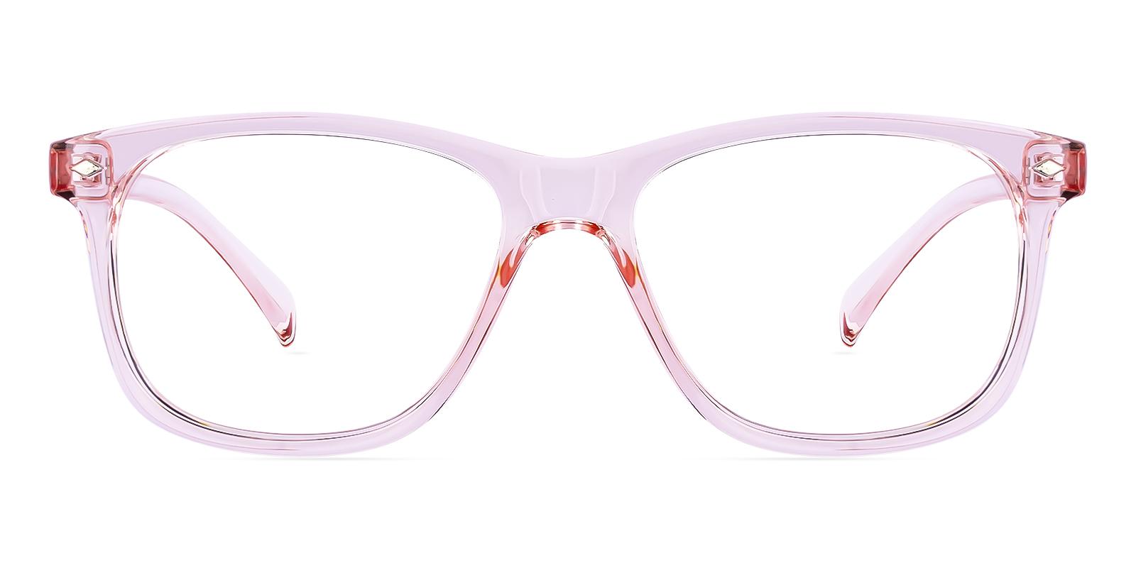 Monthive Pink Plastic Eyeglasses , UniversalBridgeFit Frames from ABBE Glasses