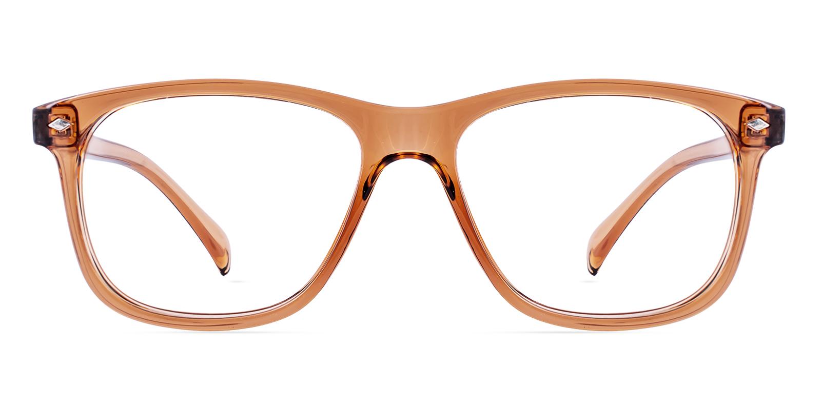 Positiveship Brown Plastic Eyeglasses , UniversalBridgeFit Frames from ABBE Glasses