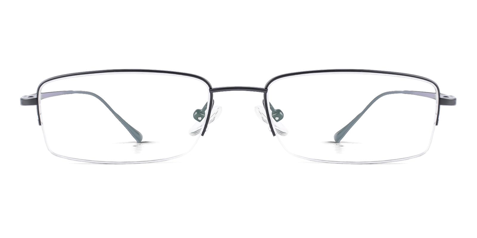Lessry Black Titanium Eyeglasses , NosePads Frames from ABBE Glasses