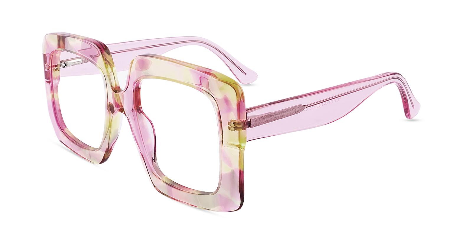 Volcapital Pattern Acetate Eyeglasses , SpringHinges , UniversalBridgeFit Frames from ABBE Glasses