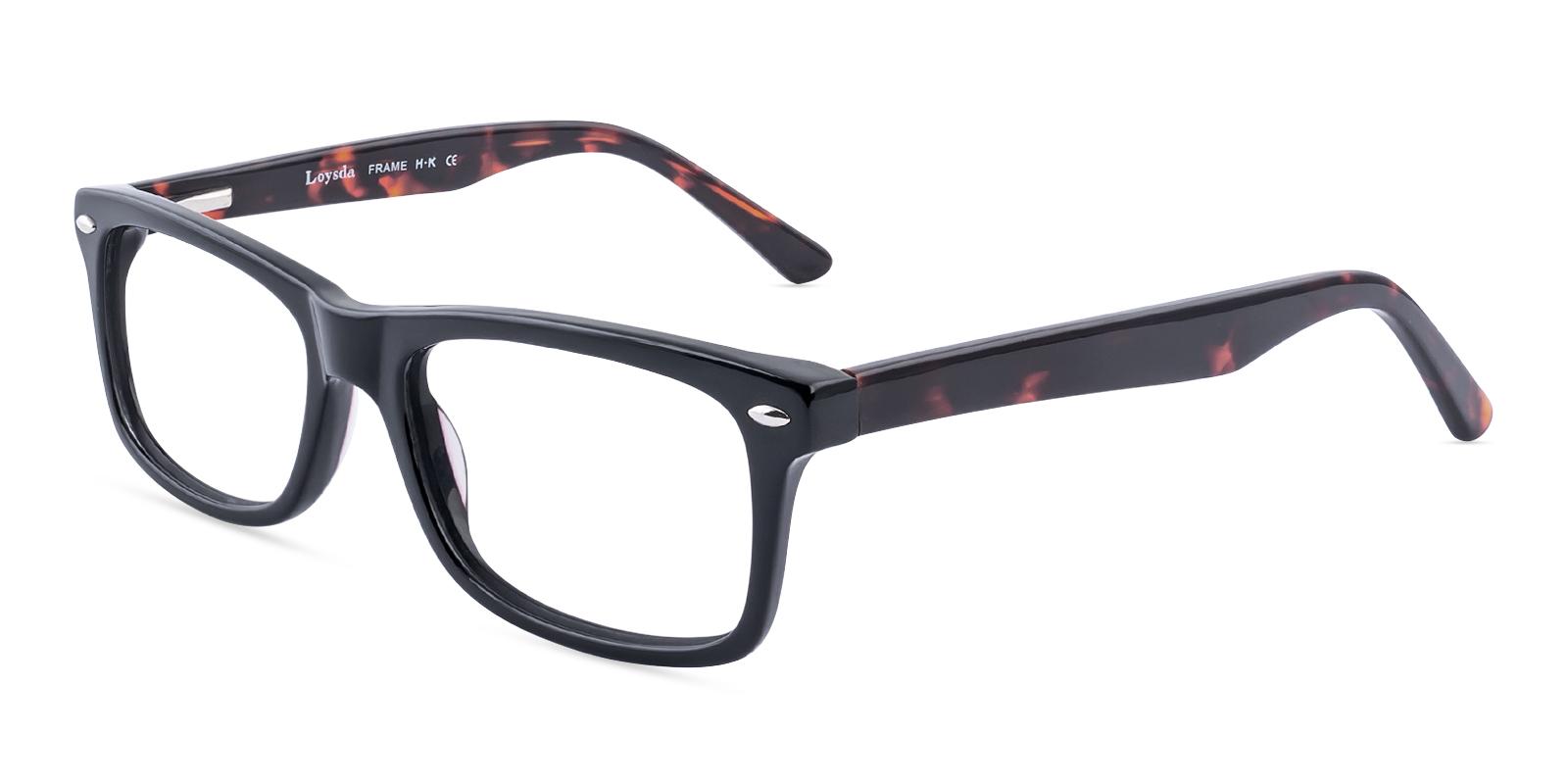 Megeous Tortoise Acetate Eyeglasses , SpringHinges , UniversalBridgeFit Frames from ABBE Glasses