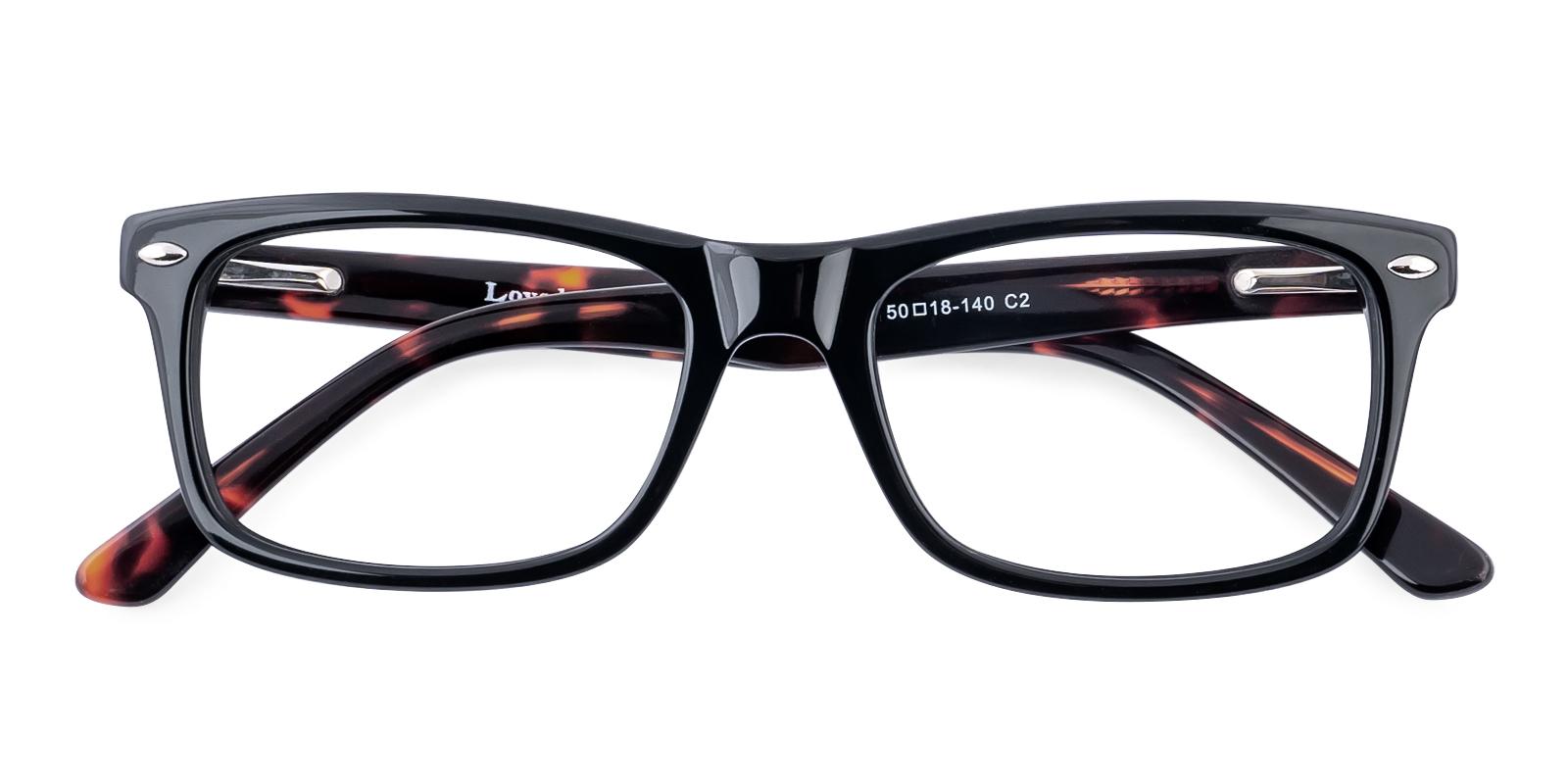 Megeous Tortoise Acetate Eyeglasses , SpringHinges , UniversalBridgeFit Frames from ABBE Glasses