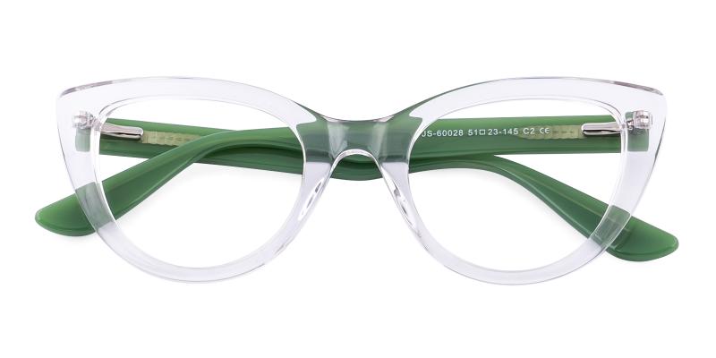 Listen Green  Frames from ABBE Glasses