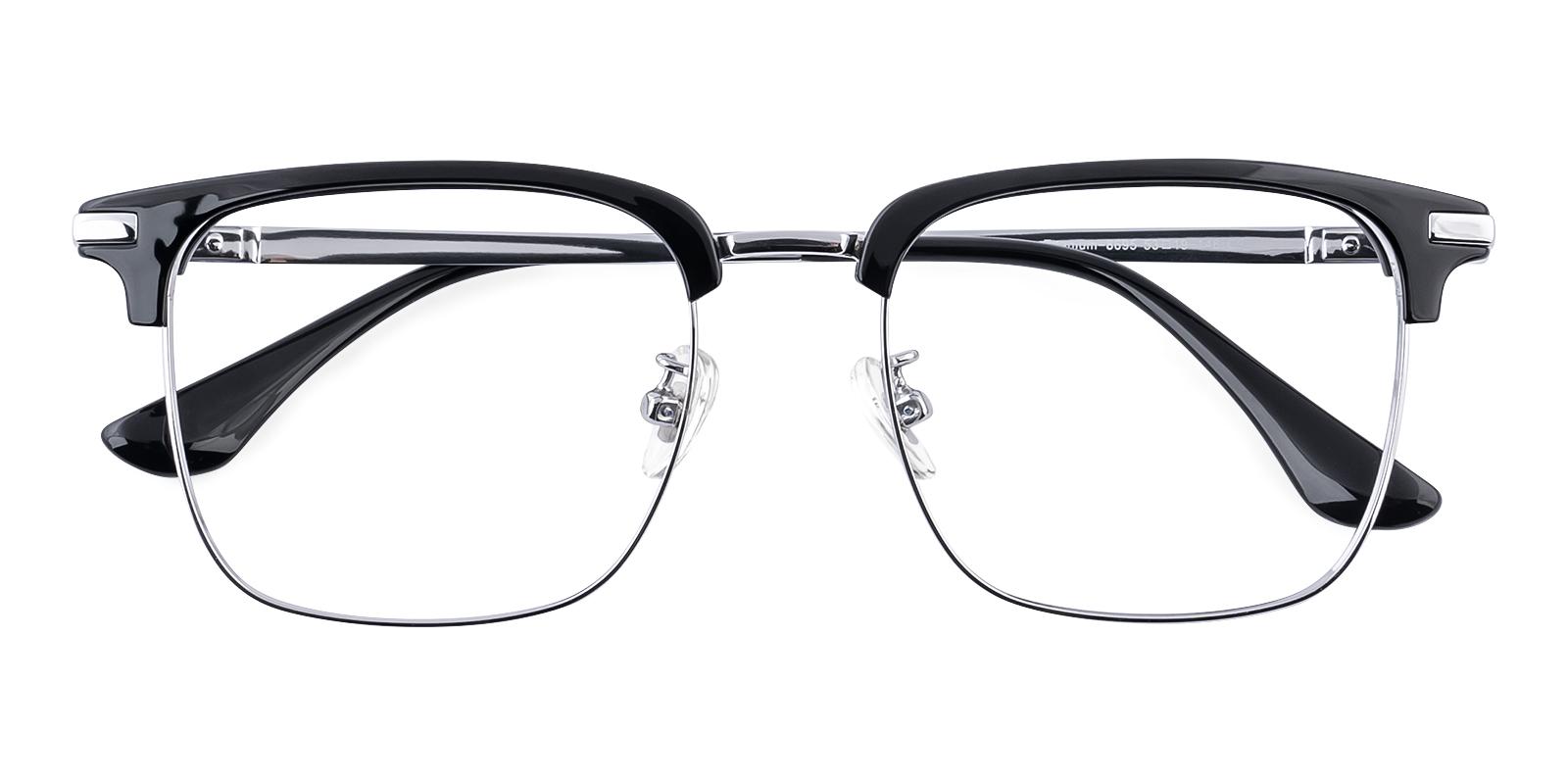 Dessure Black Acetate , Titanium Eyeglasses , NosePads Frames from ABBE Glasses