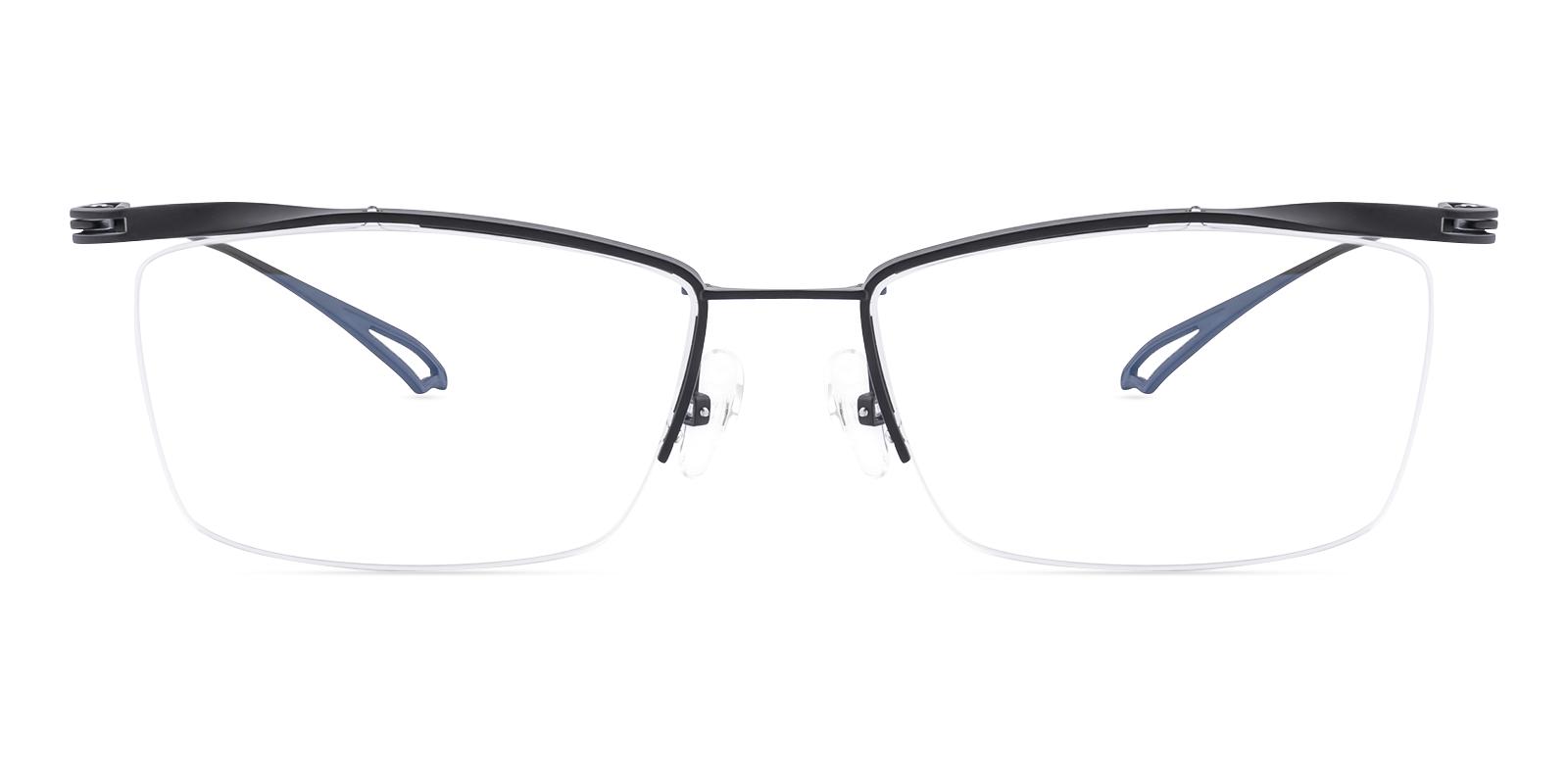Judicitic Black Titanium Eyeglasses , NosePads Frames from ABBE Glasses