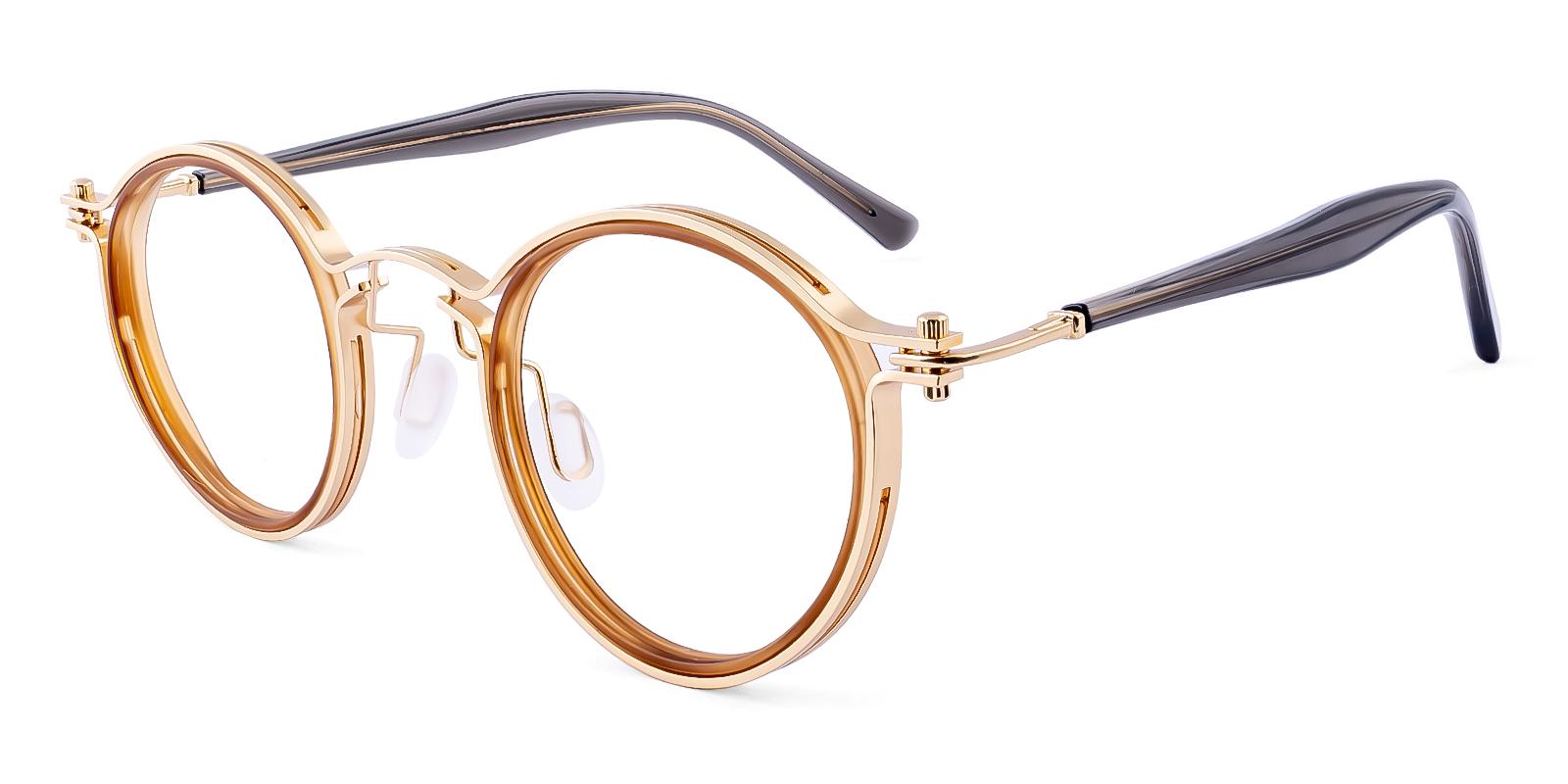 Rhagling Brown Metal , TR Eyeglasses , UniversalBridgeFit Frames from ABBE Glasses