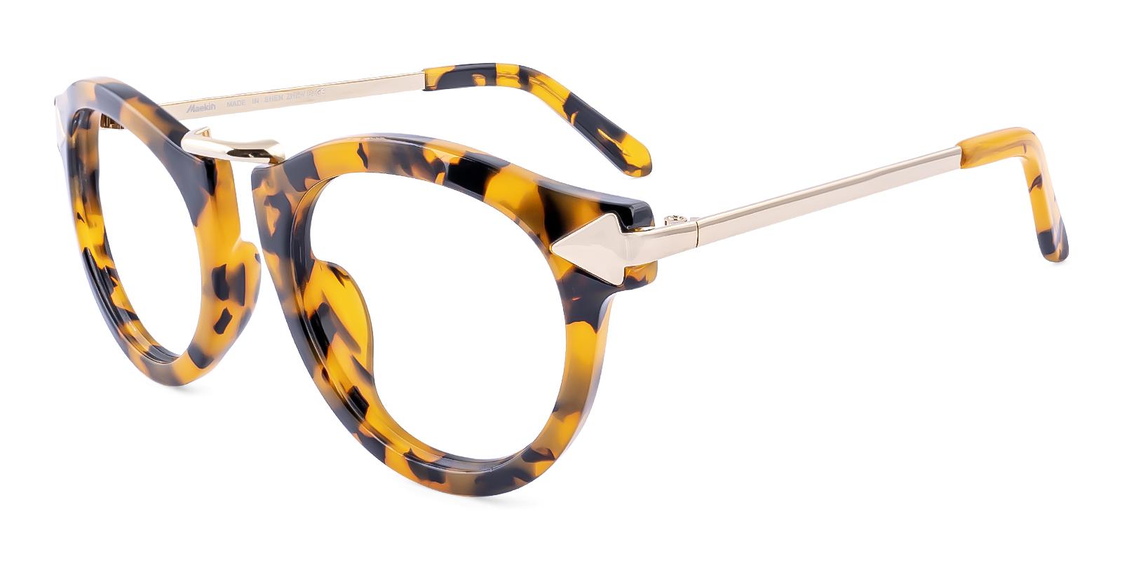 Hangability Tortoise Acetate , Metal Eyeglasses , UniversalBridgeFit Frames from ABBE Glasses