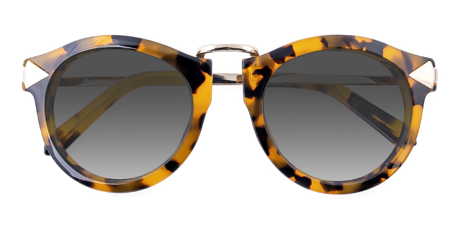 Geocould Tortoise Acetate , Metal Sunglasses , UniversalBridgeFit Frames from ABBE Glasses