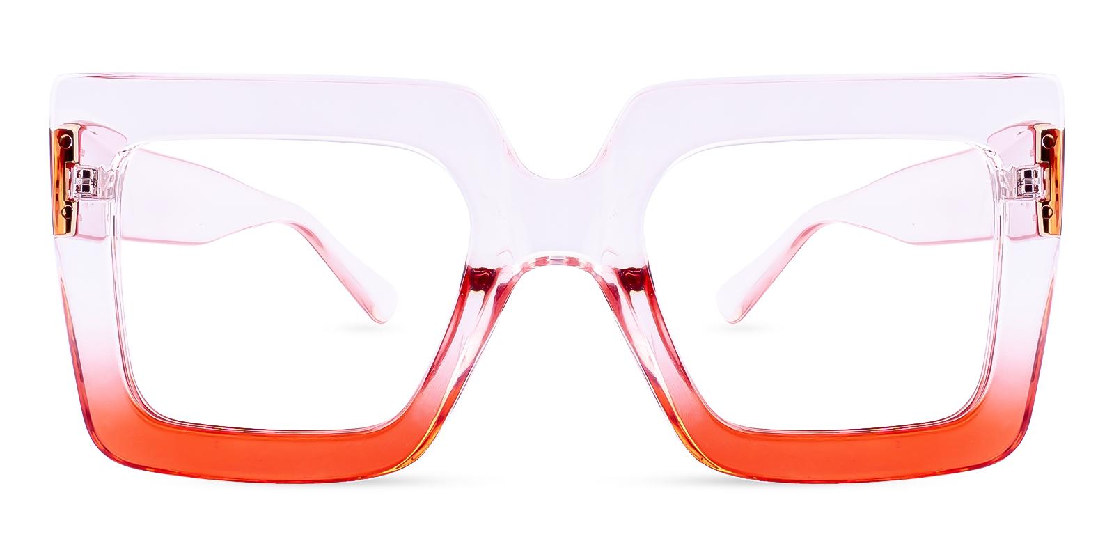 Comparelet Pink Plastic Eyeglasses , UniversalBridgeFit Frames from ABBE Glasses