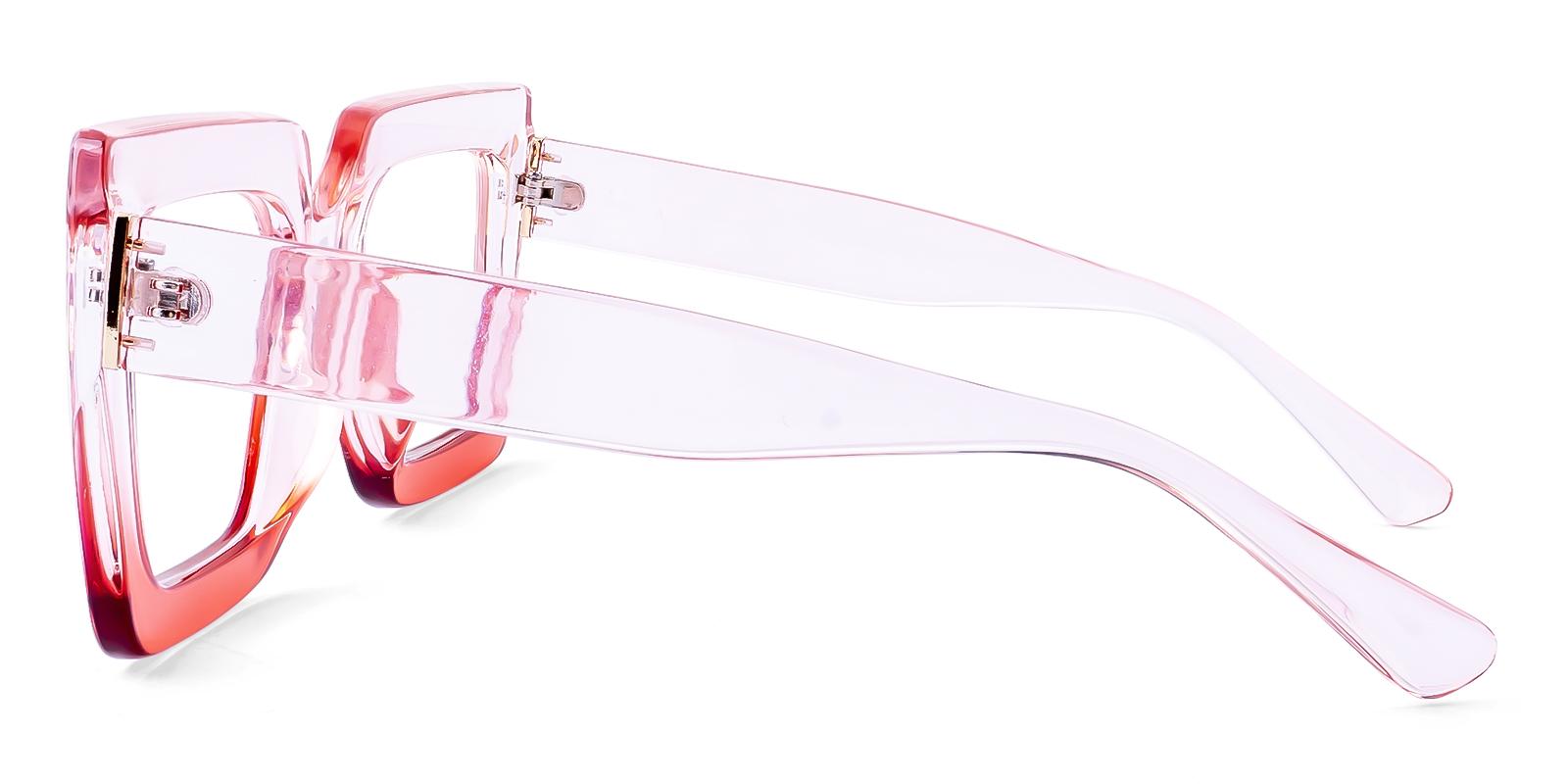 Comparelet Pink Plastic Eyeglasses , UniversalBridgeFit Frames from ABBE Glasses