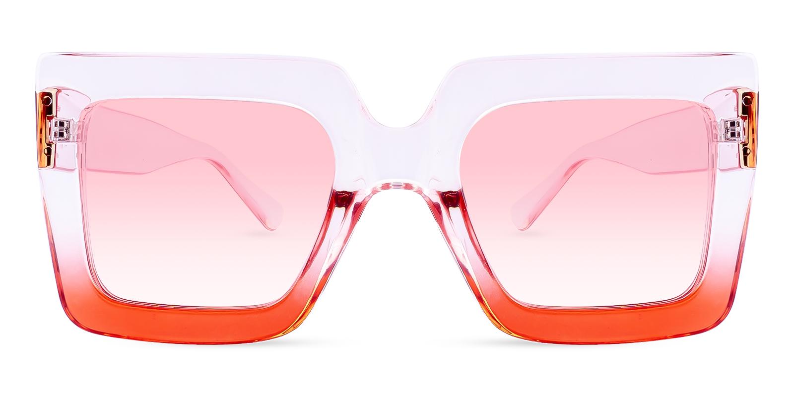 Gardenon Pink Plastic Sunglasses , UniversalBridgeFit Frames from ABBE Glasses