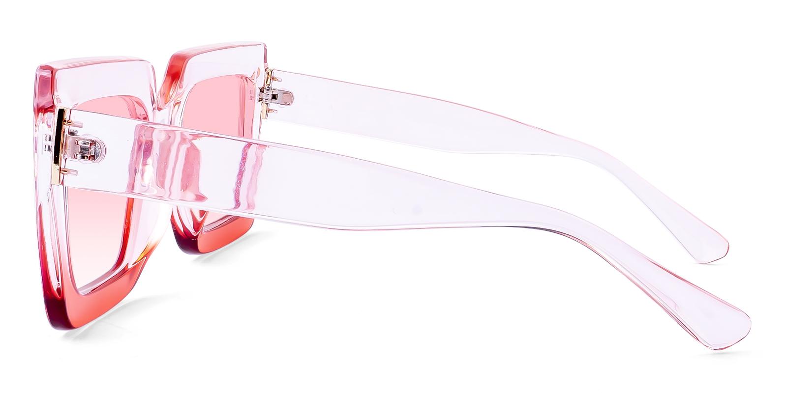 Gardenon Pink Plastic Sunglasses , UniversalBridgeFit Frames from ABBE Glasses